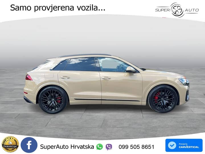 Audi Q8 50 TDI quattro Aut. 286 KS, ZRAČ+KAM+KEY+GR SJED+VIRT+LANE