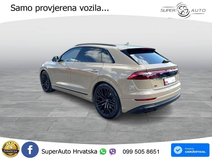 Audi Q8 50 TDI quattro Aut. 286 KS, ZRAČ+KAM+KEY+GR SJED+VIRT+LANE