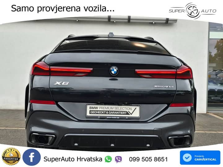 BMW X6 40d xDrive Steptronic M Sport 352 KS, LED+ACC+4xGR SJED+360+PANO