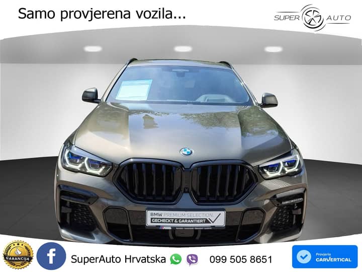 BMW X6 40d xDrive Steptronic M Sport 340 KS, LASER+ACC+4xGR SJED+360+PANO