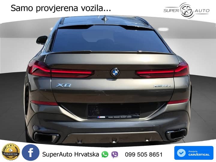 BMW X6 40d xDrive Steptronic M Sport 340 KS, LASER+ACC+4xGR SJED+360+PANO