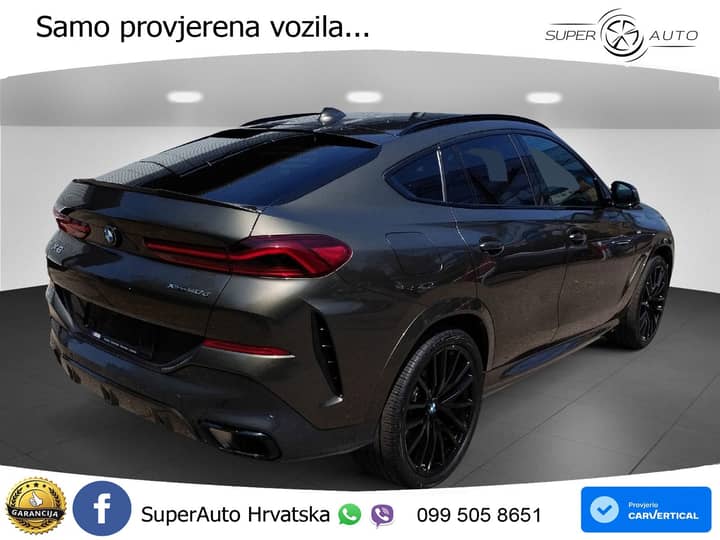 BMW X6 40d xDrive Steptronic M Sport 340 KS, LASER+ACC+4xGR SJED+360+PANO