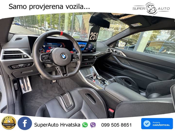 BMW M4 Competition 3.0 Aut. 510 KS, CARBON+360°+GR SJED+HEAD+KEY