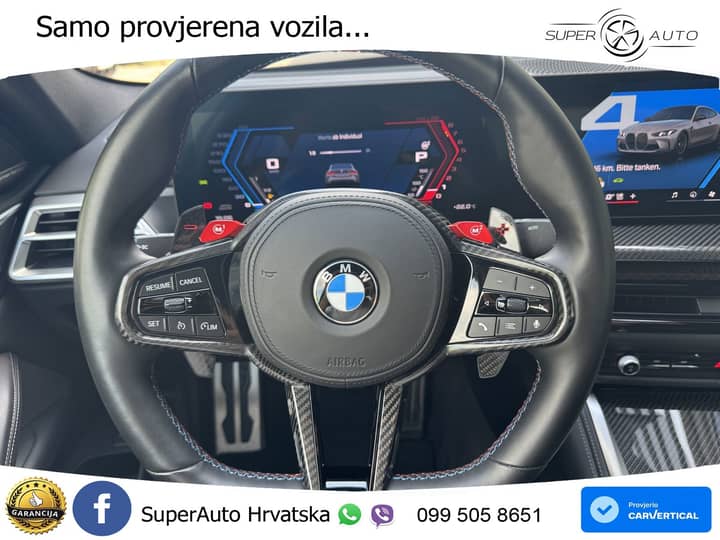 BMW M4 Competition 3.0 Aut. 510 KS, CARBON+360°+GR SJED+HEAD+KEY