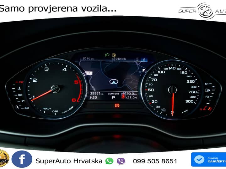 Audi A5 SB 40 TDI quattro S tronic 204 KS, PARK+NAVI