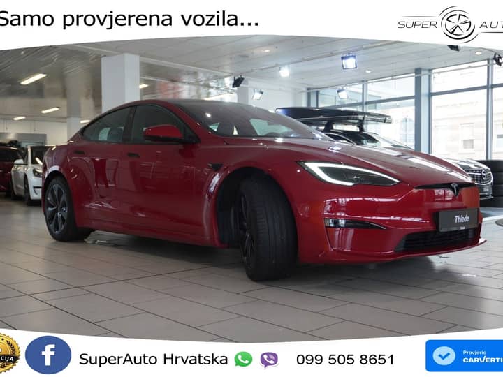 Tesla Model S Plaid 1020 KS, PANO+ZRAČNI+KAM+GR SJED+ACC+KEY+LANE
