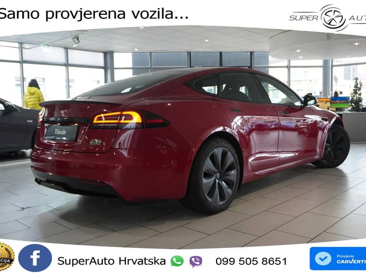Tesla Model S Plaid 1020 KS, PANO+ZRAČNI+KAM+GR SJED+ACC+KEY+LANE