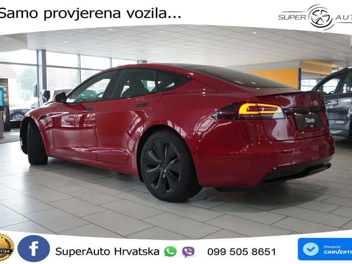 Tesla Model S Plaid 1020 KS, PANO+ZRAČNI+KAM+GR SJED+ACC+KEY+LANE