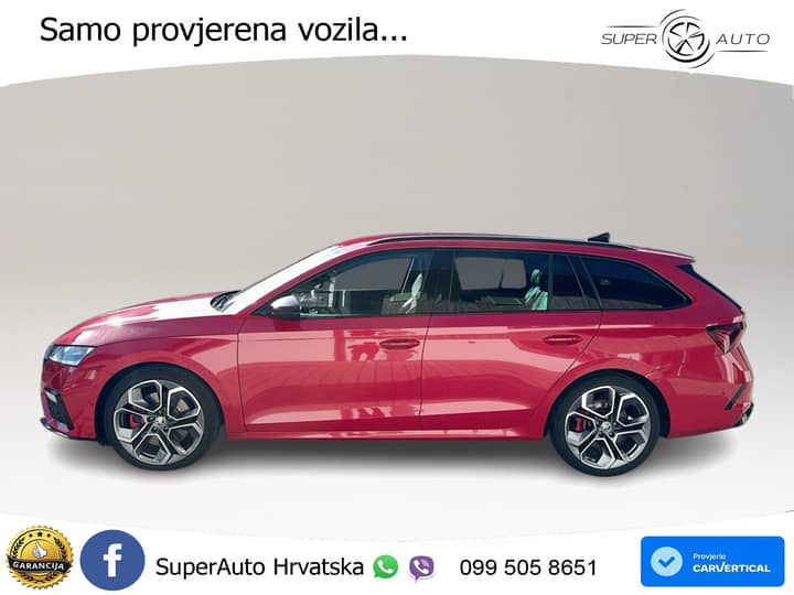 Škoda Octavia Combi RS 2.0 TSI Aut. 245 KS, ACC+LED+KAM+GR SJED+HEAD