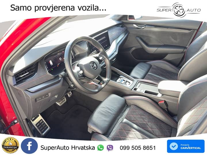 Škoda Octavia Combi RS 2.0 TSI Aut. 245 KS, ACC+LED+KAM+GR SJED+HEAD