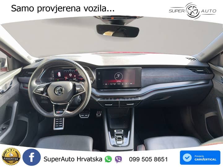 Škoda Octavia Combi RS 2.0 TSI Aut. 245 KS, ACC+LED+KAM+GR SJED+HEAD