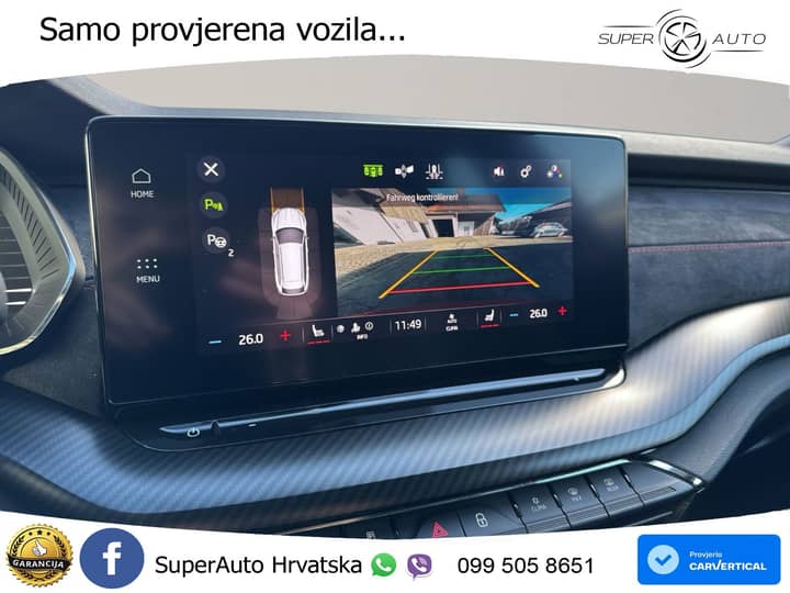 Škoda Octavia Combi RS 2.0 TSI Aut. 245 KS, ACC+LED+KAM+GR SJED+HEAD