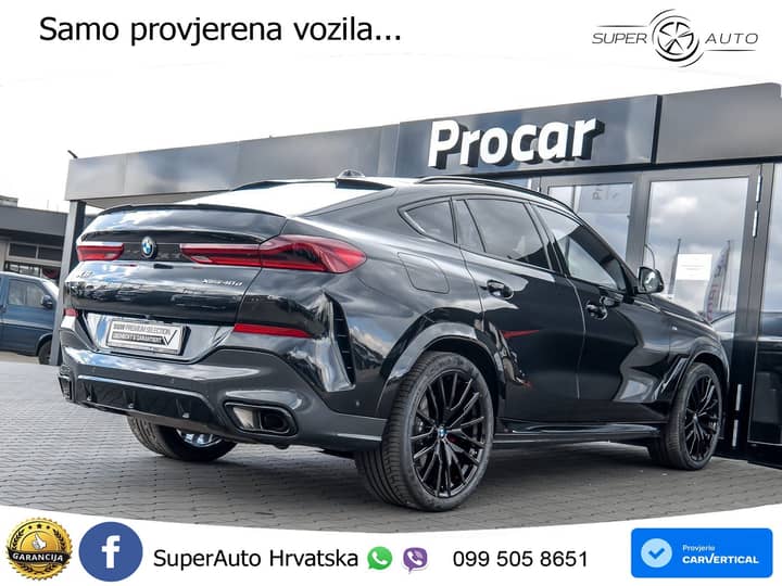 BMW X6 40d xDrive Steptronic M Sport 340 KS, LED+ACC+4xGR SJED+360+PANO