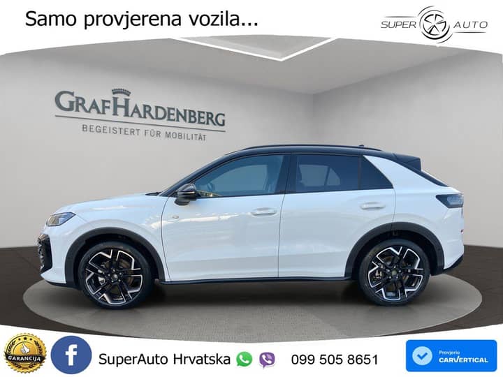 VW T-Roc 1.5 eTSI DSG R-Line 150 KS, ACC+360+KEY+GR SJED+HEAD+VIRT+LANE
