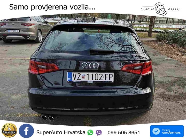 Slika prikazuje vanjski dio vozila, stražnji kraj i karoseriju.