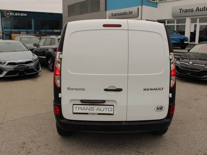 Slika prikazuje vanjski dio vozila (stražnji prikaz kombija Renault Kangoo).