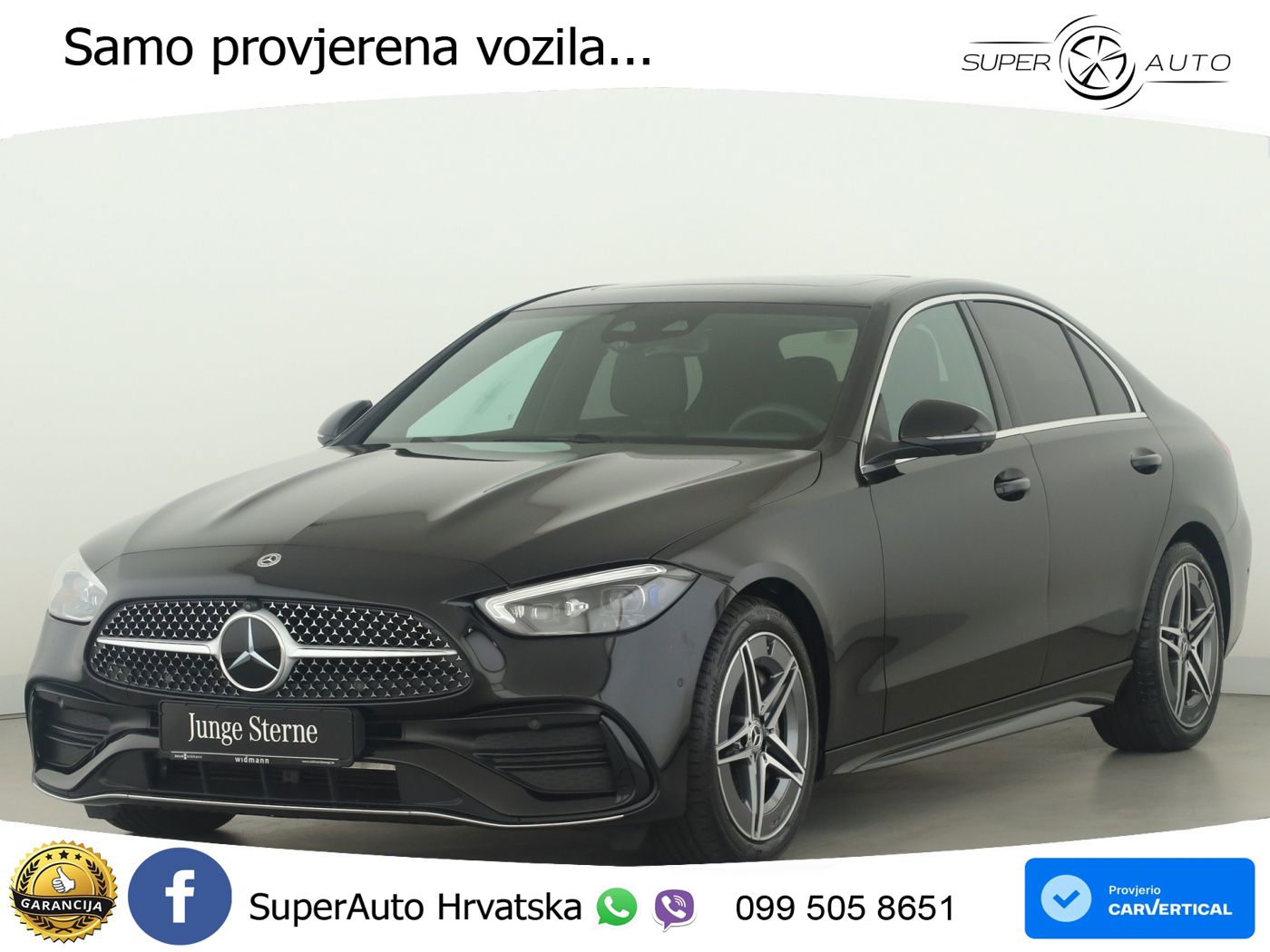 Mercedes C 180 9G-Tr. AMG 170 KS, LED+ACC+GR SJED+360+VIRT+PDC