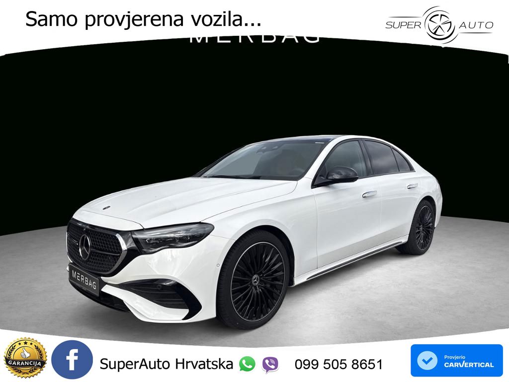 Mercedes E 450d 4M Aut. AMG 367 KS, PANO+360+ACC+GR SJED+KEY+VIRT+LED+LANE