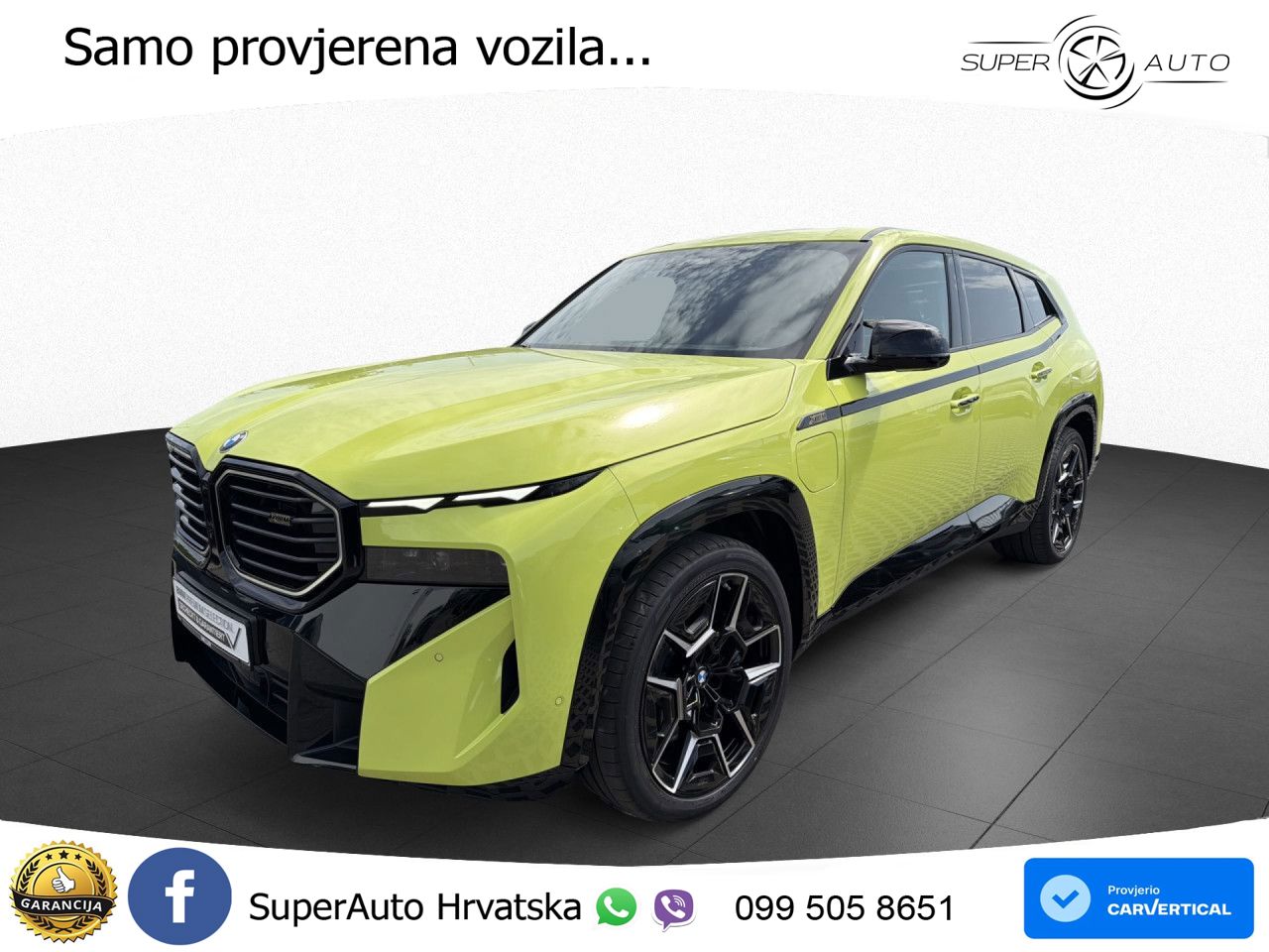 BMW XM 4.4 xDrive Aut. M Sport 653 KS, ZRAČNI+ACC+360°+4xGR SJED+HEAD+22"