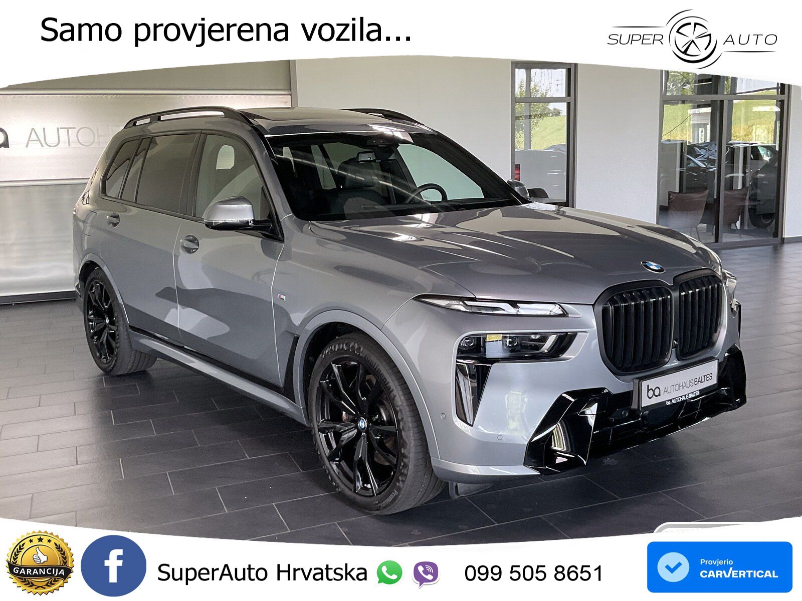BMW X7 40d xDrive Aut. M Sport 352 KS, 7-SJED+ZRAČNI+ACC+KAM+GR SJED+HEAD+PANO