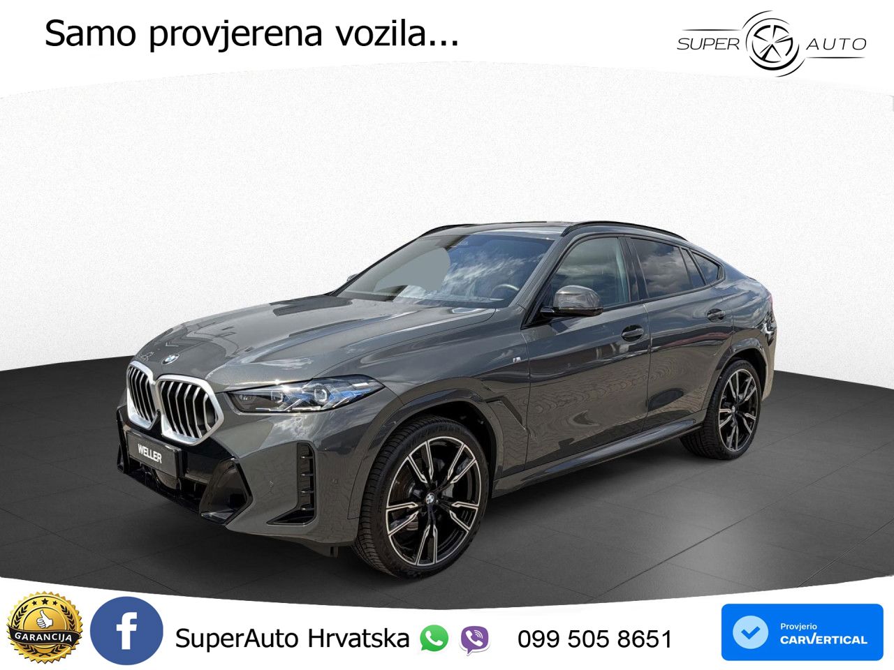 BMW X6 40d xDrive Steptronic M Sport 352 KS, LED+ACC+4xGR SJED+360+PANO
