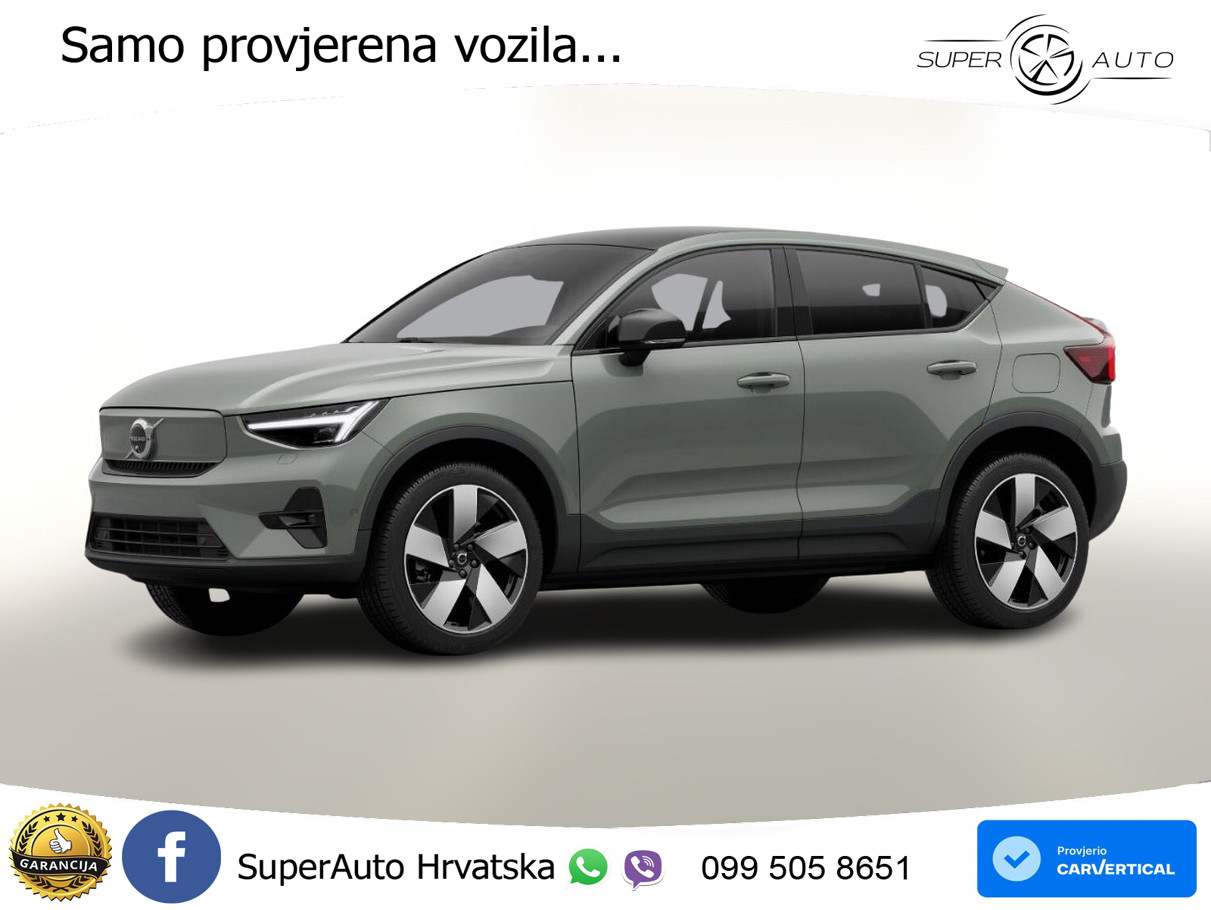 NOVO Volvo C40 Recharge Twin Motor Ultimate 408 KS, PixelLED+PILOT+GR SJED+360
