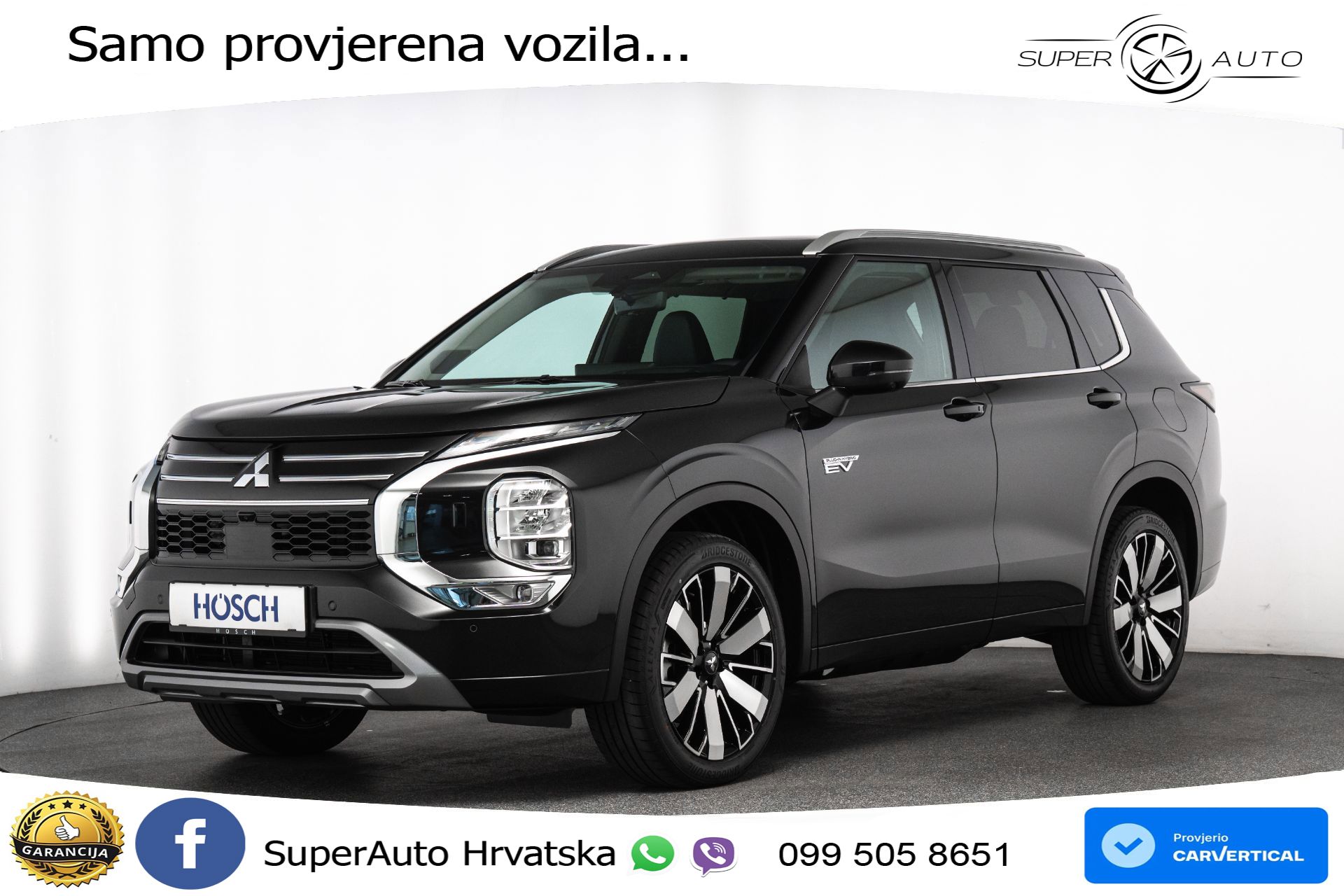 NOVO Mitsubishi Outlander 2.4 MIVEC 4WD Aut. Diamond 306 KS, 360+4xGR SJED+PANO
