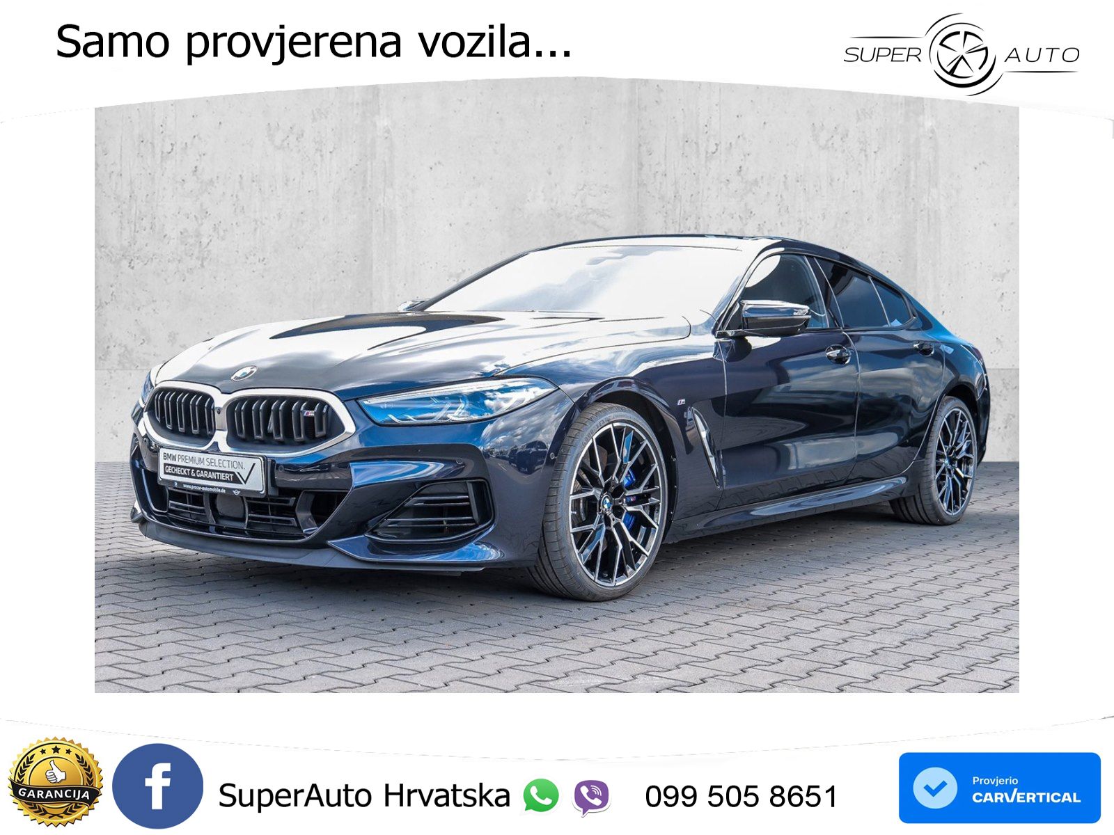 BMW M850i Gran Coupe xDrive Aut. M Sport 530 KS, 360+ACC+KEY+GR SJED+VIRT+LANE