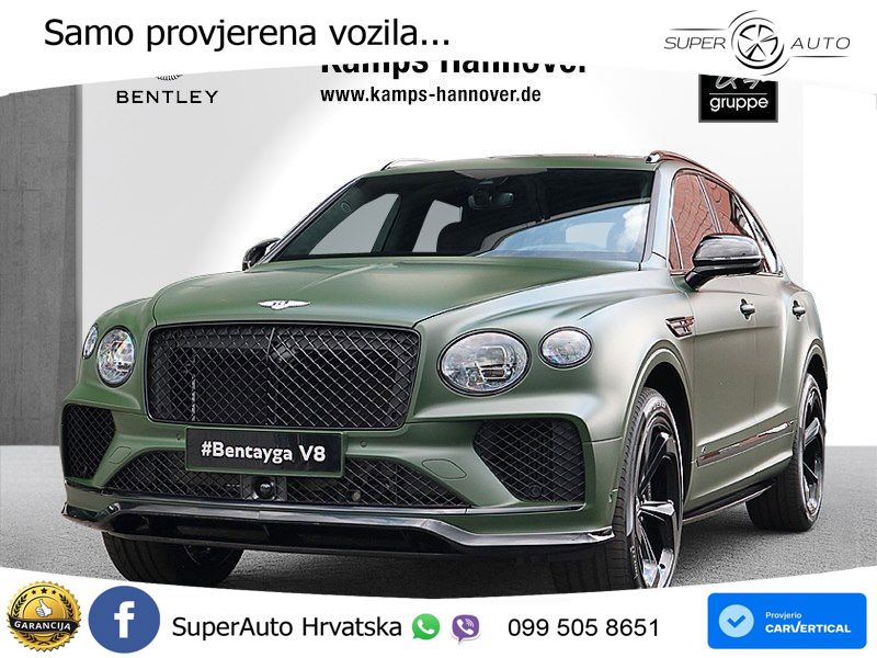 Bentley Bentayga 4.0 V8 AWD Aut. S 551 KS, ZRAČNI+ACC+360+4xGR SJED+PANO+HEAD