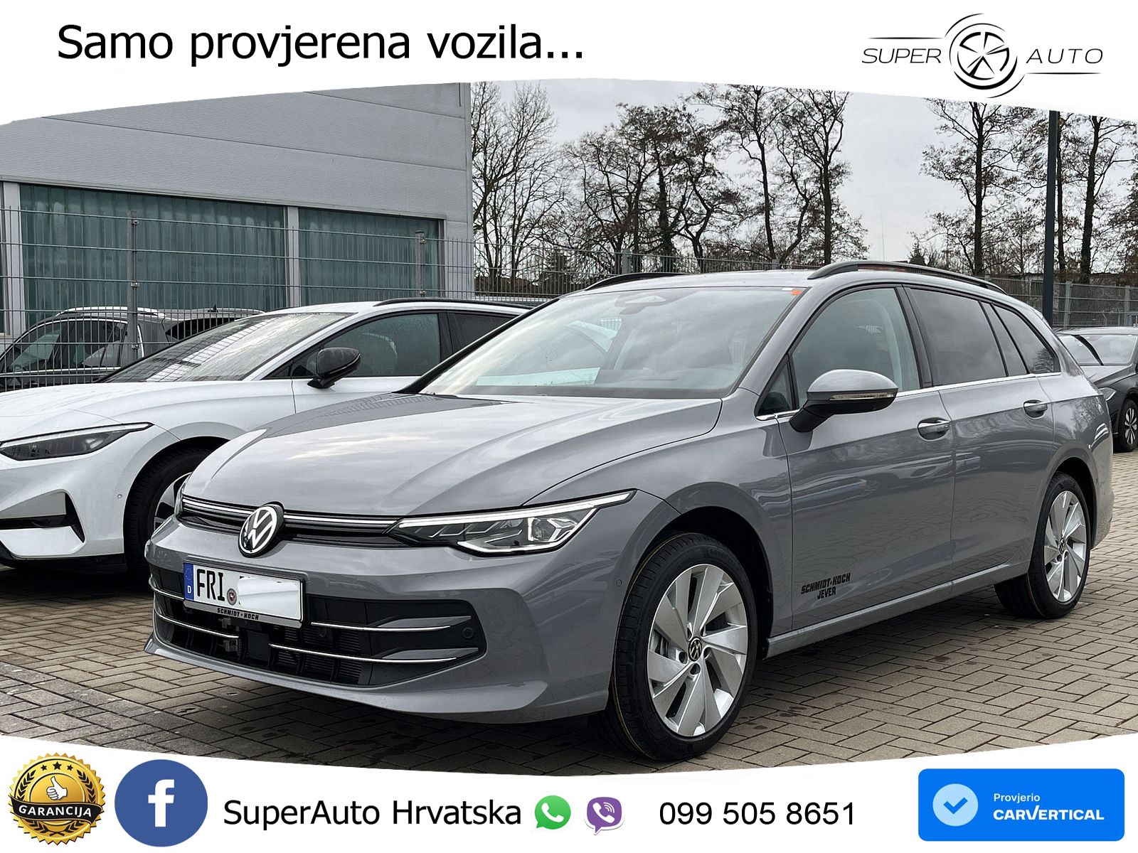 VW Golf 8 Variant 2.0 TDI DSG Style 150 KS, LED+ACC+360+GR SJED+VIRT+MASAŽA+PARK