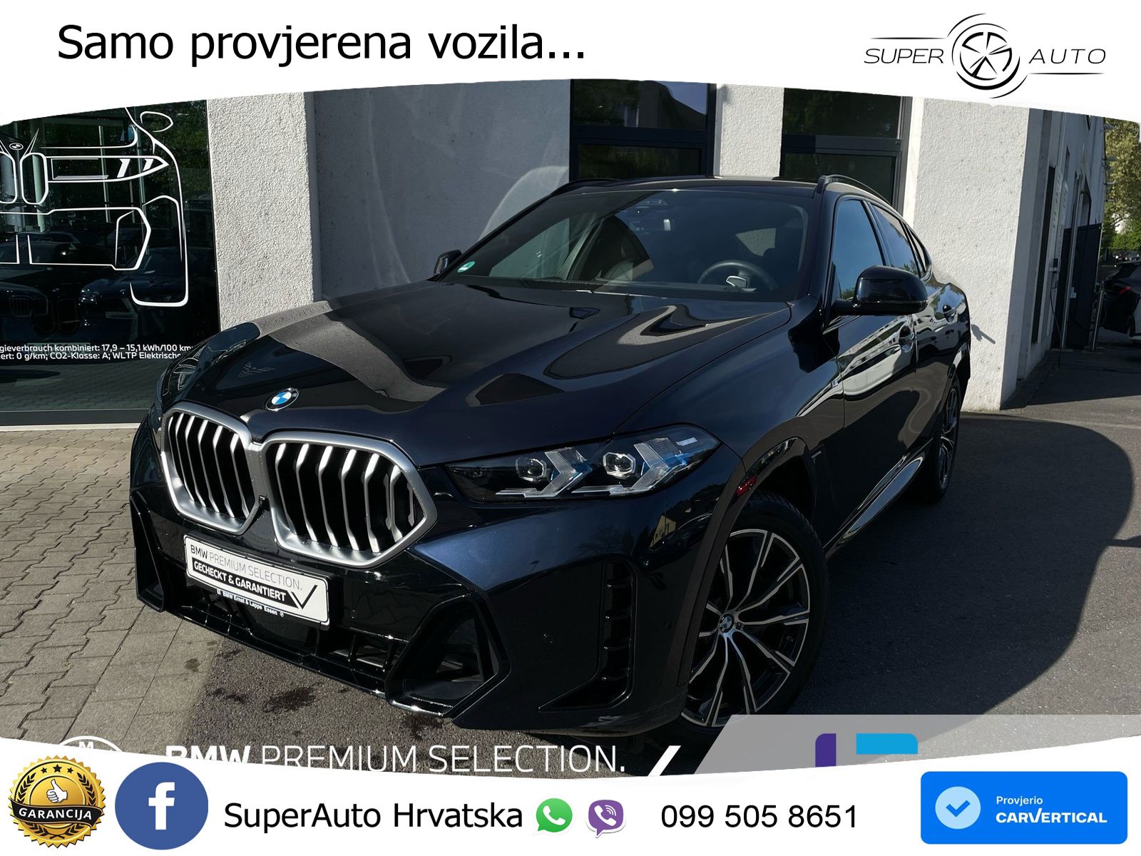 BMW X6 40d xDrive Steptronic M Sport 352 KS, LED+ACC+4xGR SJED+360+PANO