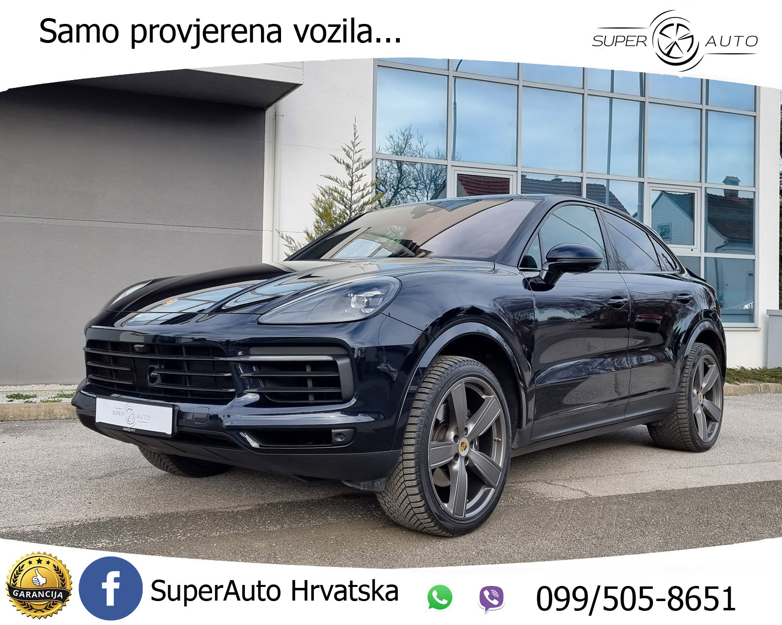 Slika prikazuje vanjski dio vozila, fokus na karoseriji.
