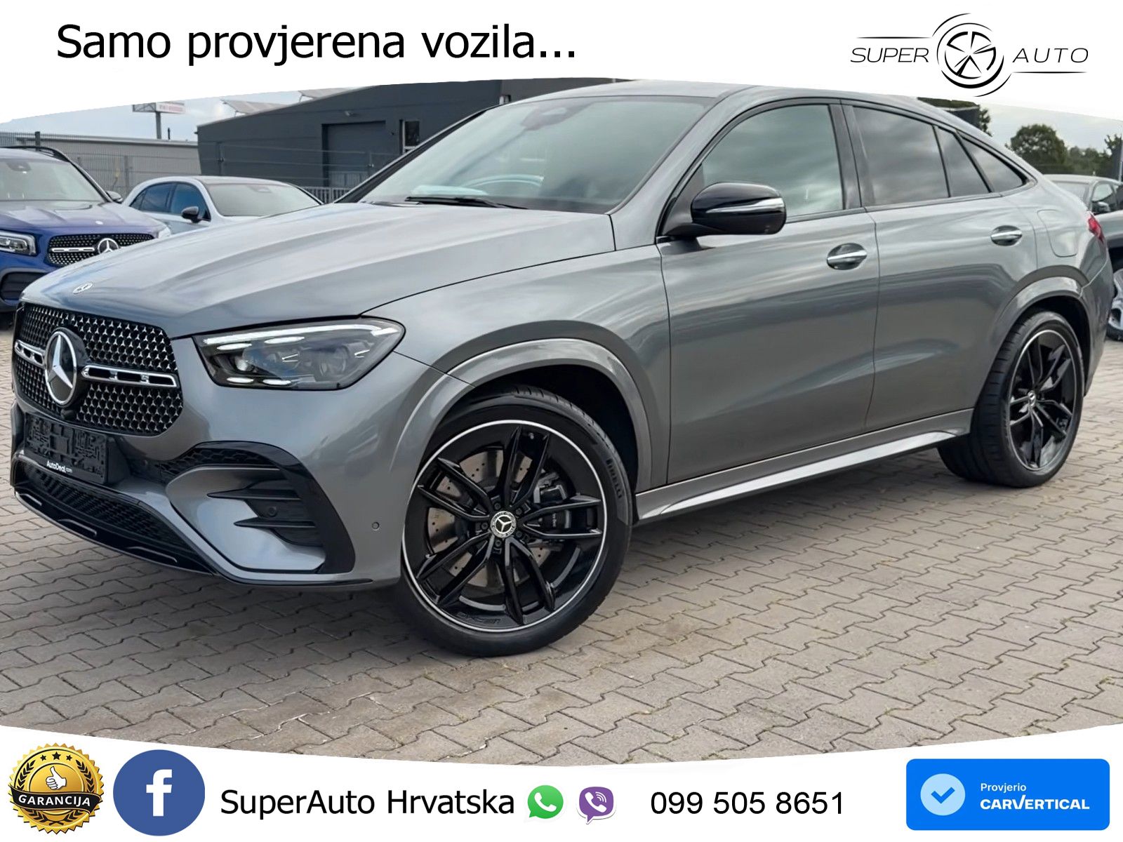 Mercedes GLE 400e Coupe 4M Aut. AMG Line 381 KS, ZRAČNI+ACC+GR SJED+360+ASIST