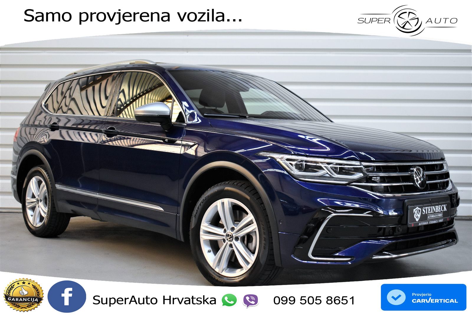 VW Tiguan Allspace 4M Aut. R-Line 193 KS, LED+ACC+PANO+4xGR SJED+360+VIRT