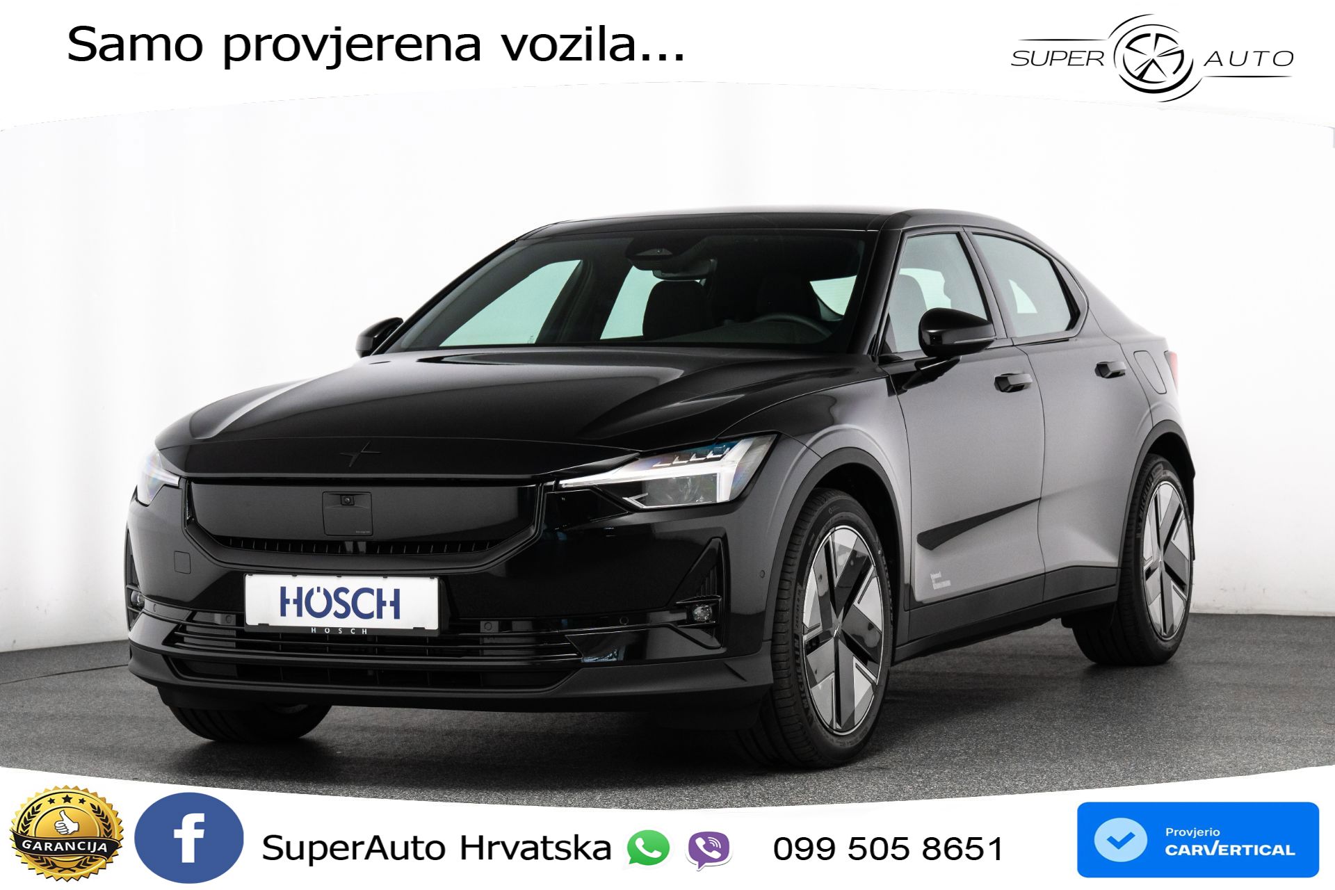 Polestar 2 Long Range Dual Motor 82 kWh 412 KS, ACC+360+4xGR SJED+VIRT+PANO