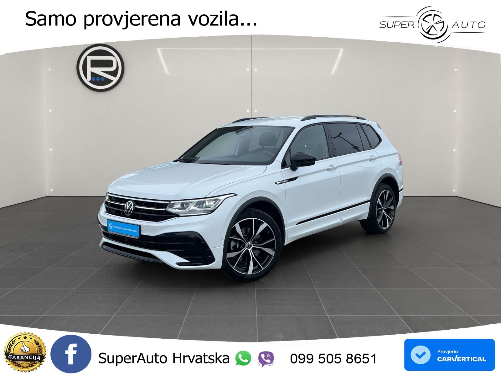 VW Tiguan Allspace 2.0 TSI 4M Aut. R-Line 190 KS, 7-SJED+ACC+VIRT+GR SJED+KAM