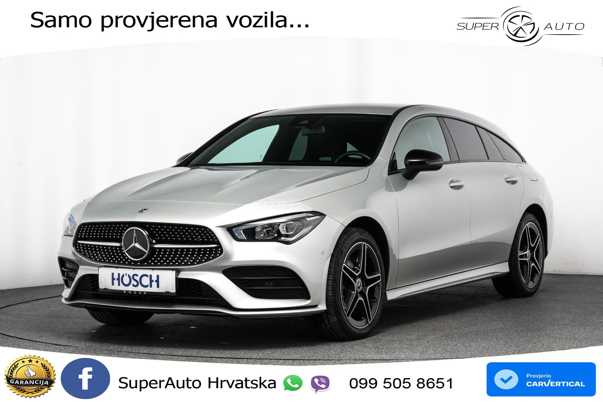 Mercedes CLA 250e SB Aut. AMG 218 KS, KAM+GR SJED+VIRT+NAVI