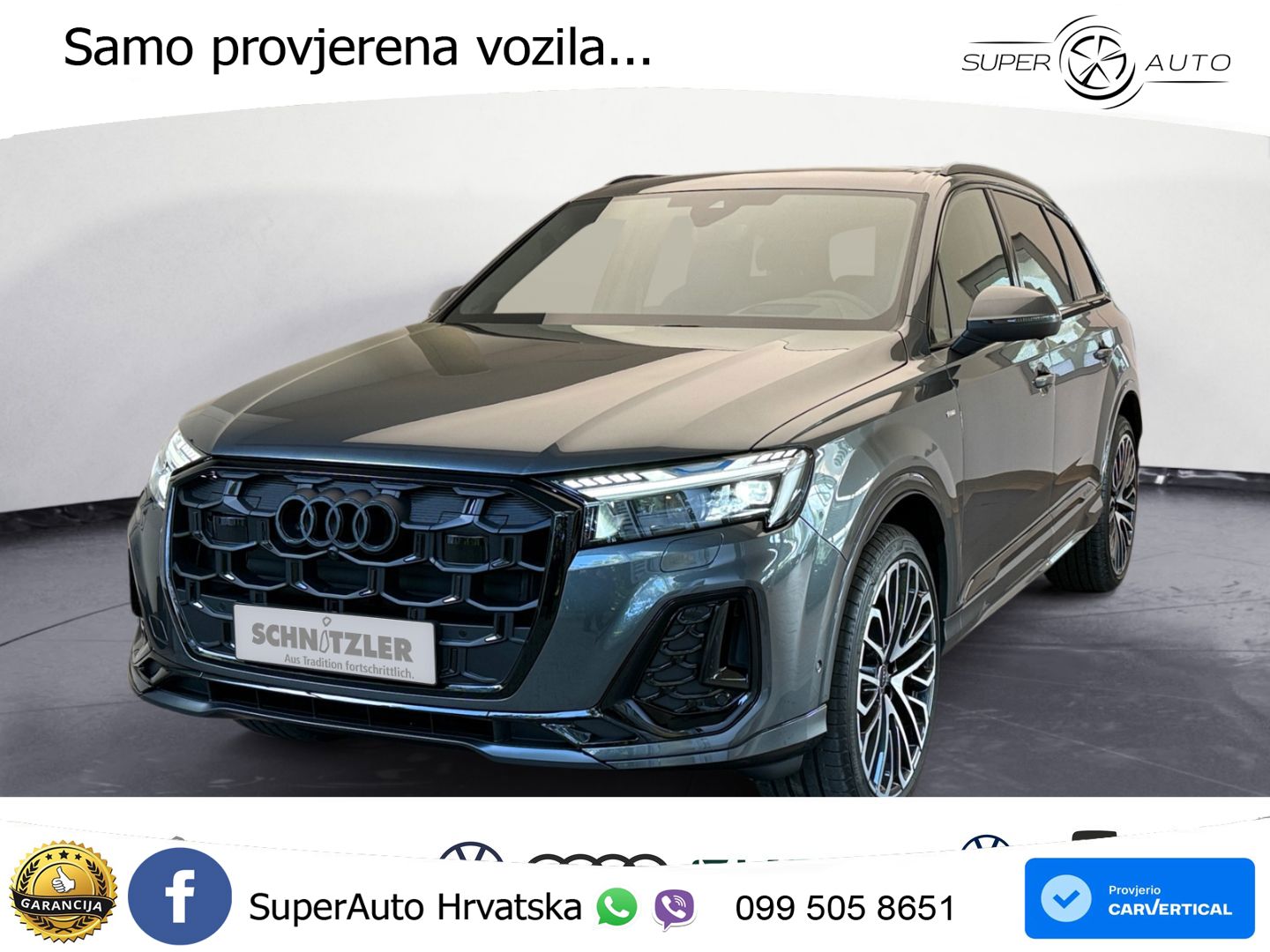 Audi Q7 50 TDI quattro Aut. 286 KS, 360+PANO+ZRAČNI+4xGR SJED+VIRT+NAVI