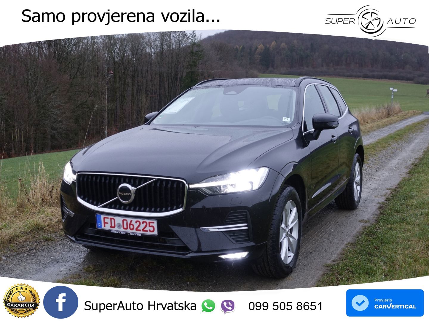 Volvo XC60 2.0d B4 AWD Aut. Core 197 KS, KAM+LED+4xGR SJED+VIRT+NAVI+ASIST