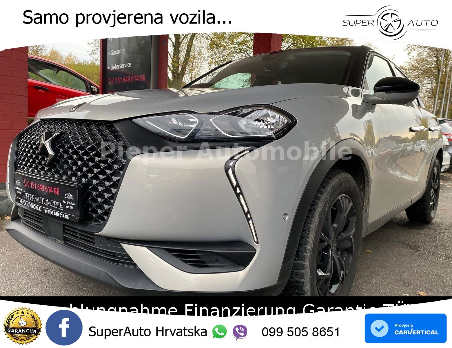 DS3 1.2 PureTech Aut. Bastille 131 KS, ACC+360+GR SJED+VIRT+ASIST