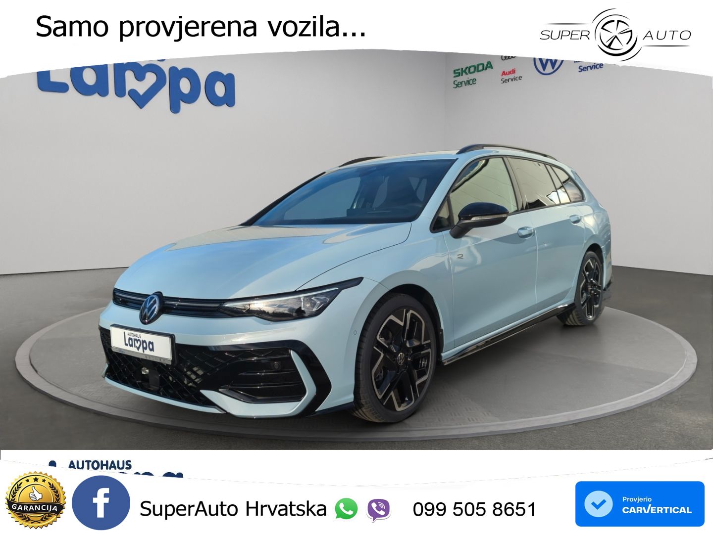 VW Golf 8 Variant 2.0 TDI DSG 150 KS, LED+ACC+HEAD+GR SJED+VIRT+KAM+PARK