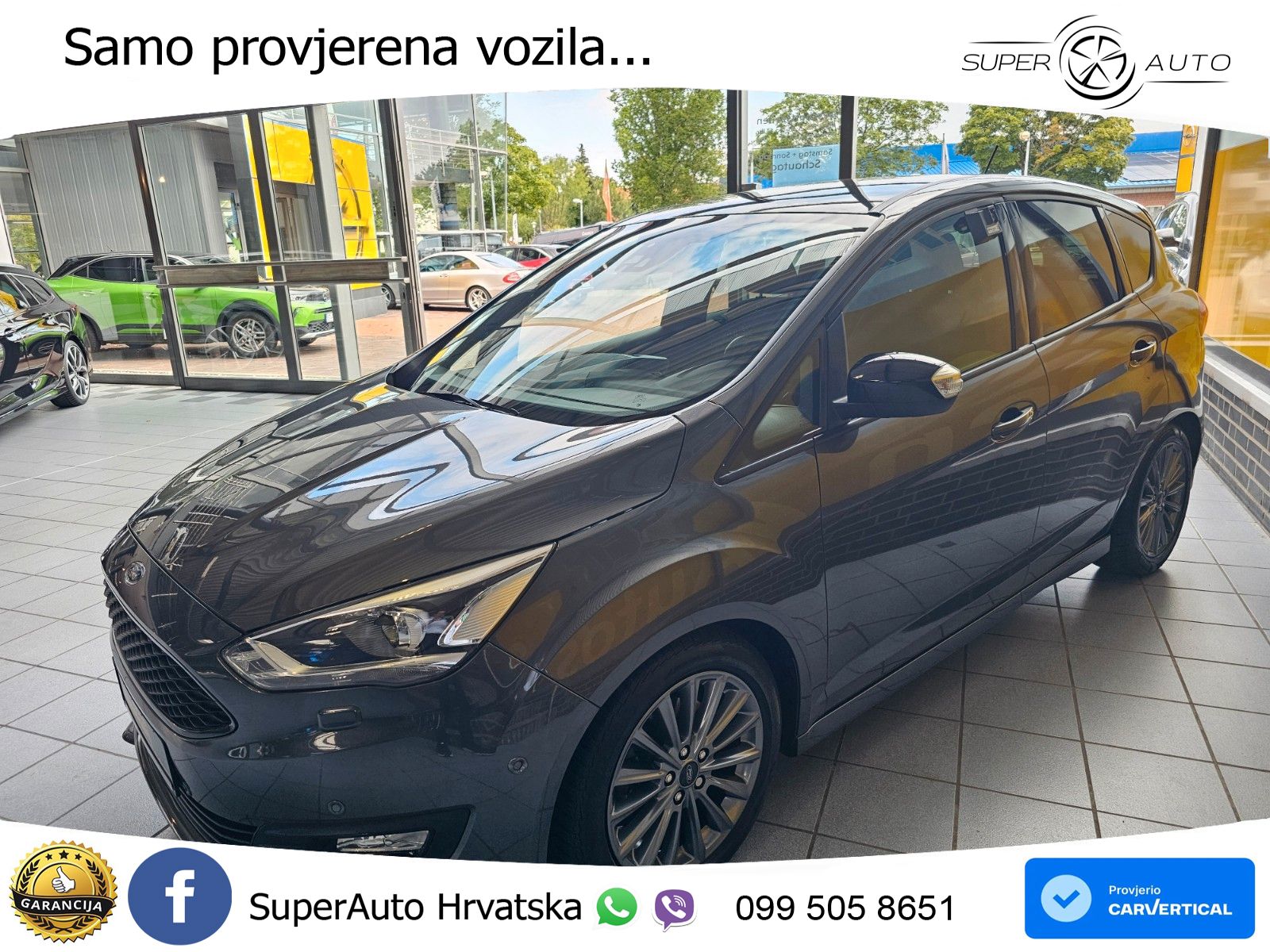 Ford C-Max 1.5 EcoBoost Aut. Sport 150 KS, XEN+KAM+GR SJED+NAVI