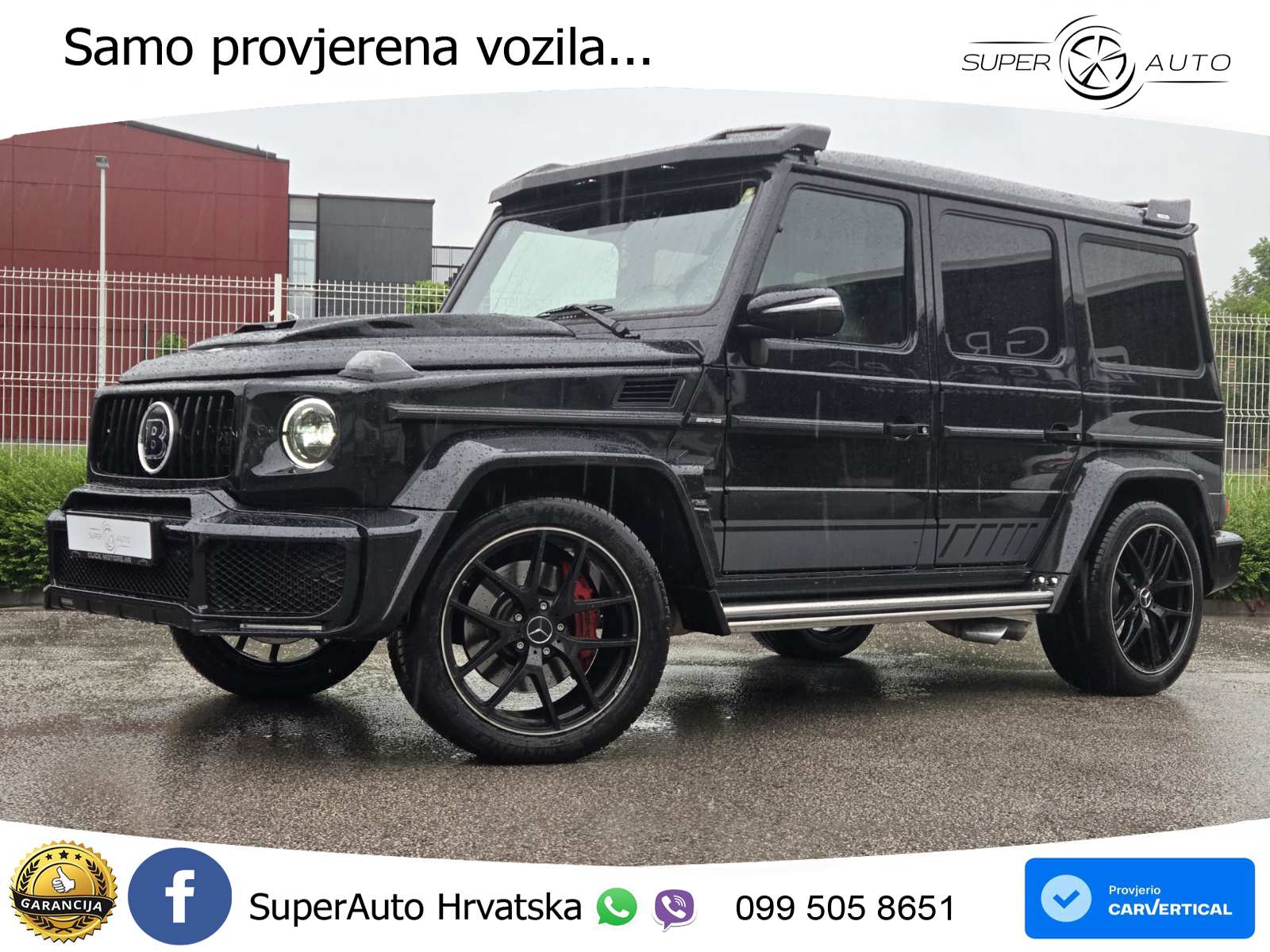 Slika prikazuje vanjsku fasadu vozila (eksterijer).