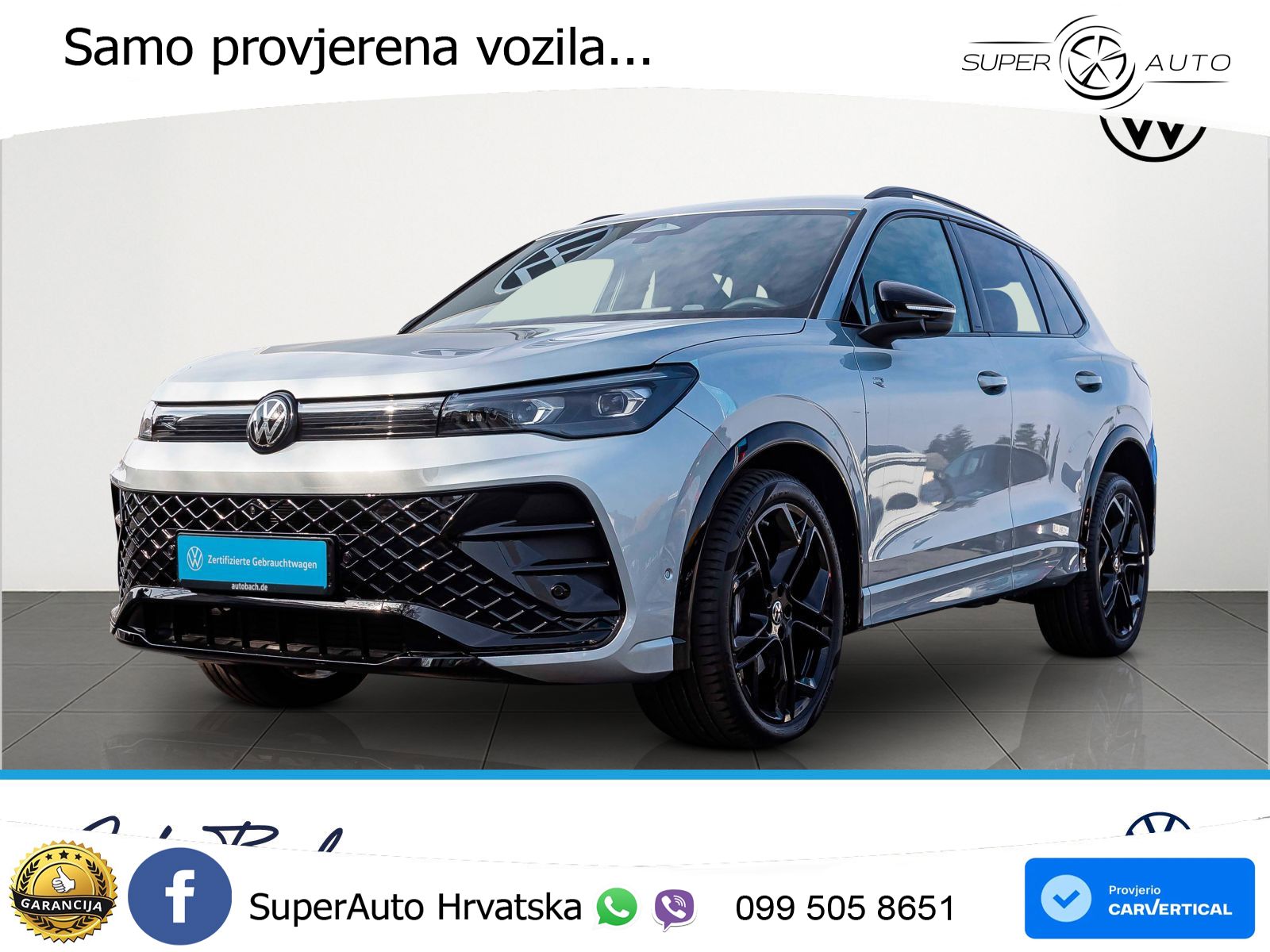 VW Tiguan 2.0TDI 4M DSG R-Line 193 KS, LED+ACC+HEAD+GR SJED+360+MASAŽA