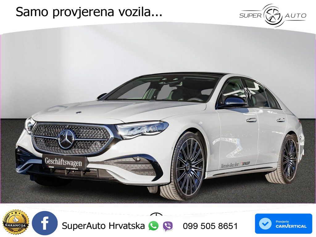Mercedes E 450d 4M Aut. AMG 367 KS, PANO+360+ACC+GR SJED+KEY+VIRT+LANE