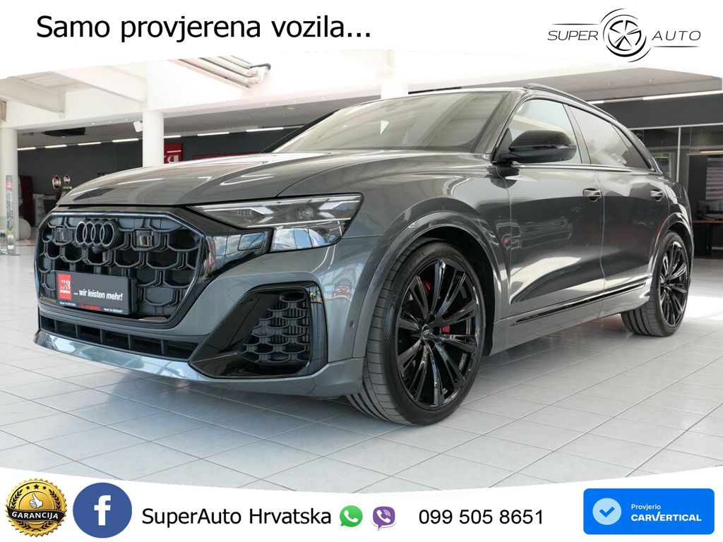 Audi Q8 60 TFSIe quattro Aut. 489 KS, ZRAČNI+ACC+360+GR SJED+HEAD+PANO
