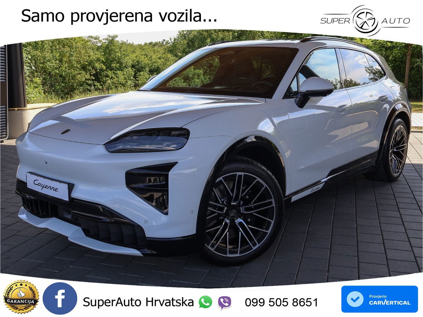 Porsche Cayenne Turbo Electric 1156 KS, PANO+360+GR SJED+HEAD