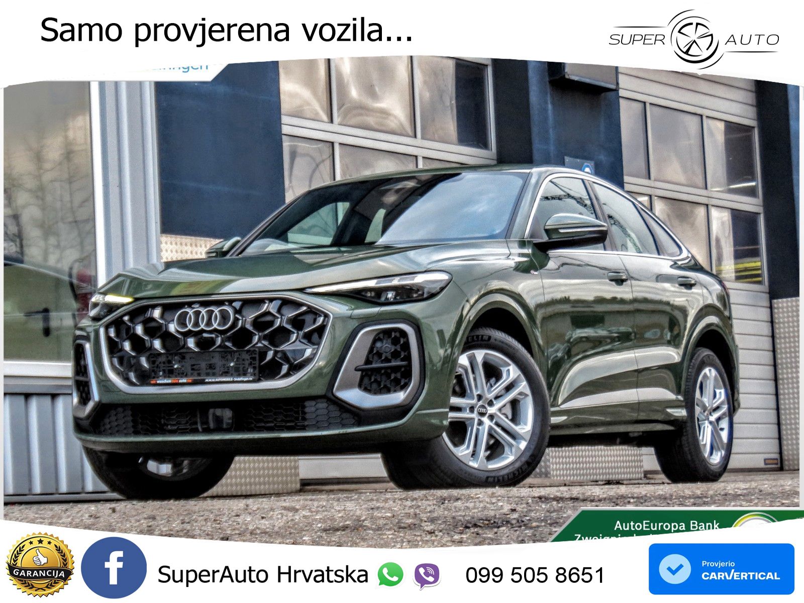 NOVO Audi Q5 SB 2.0 TFSI quattro Aut. 2xS line 204 KS, ACC+LED+GR SJED+360