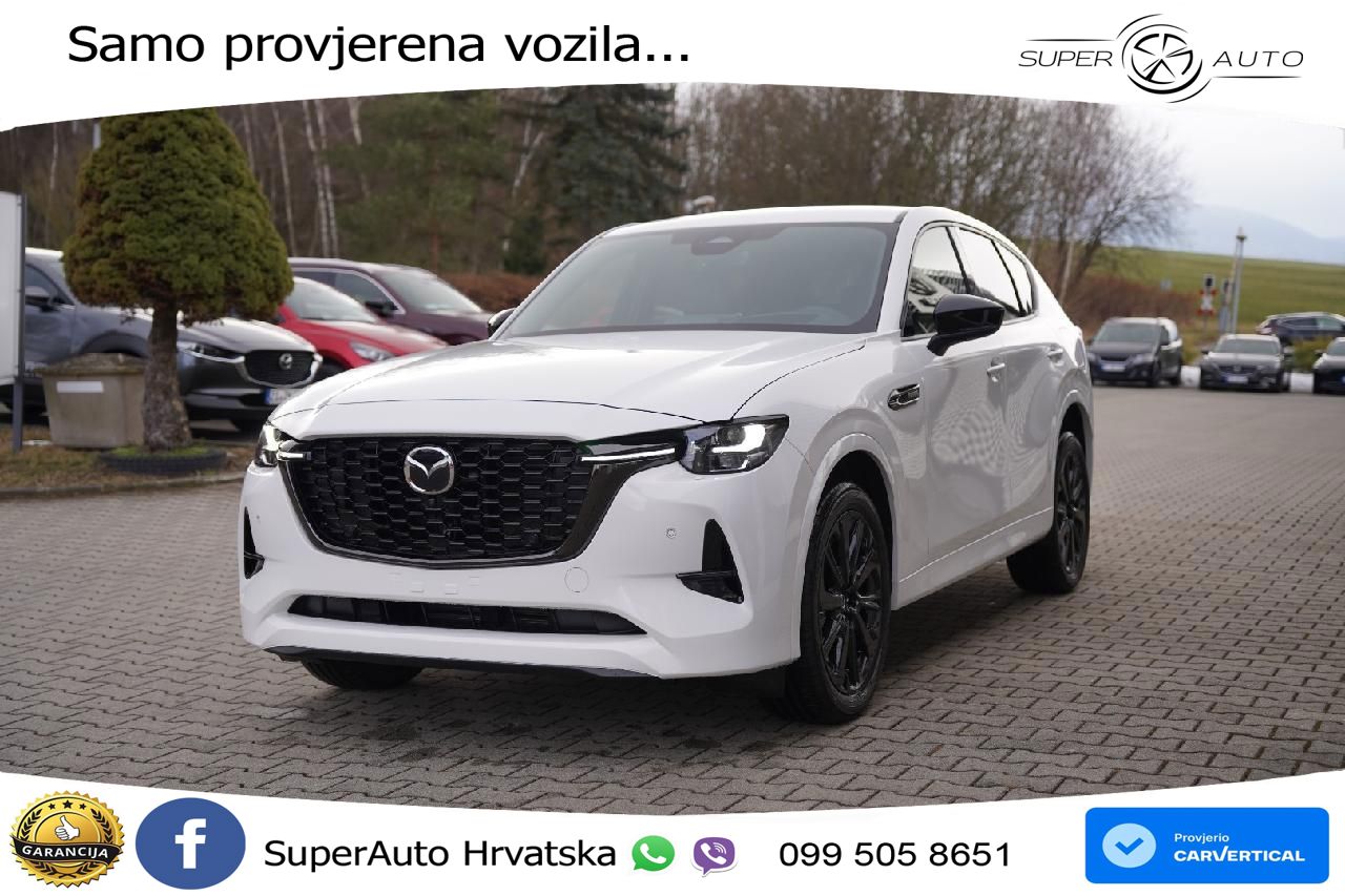 Mazda CX-60 3.3 e-Skyactiv AWD Aut. Homura 254 KS, ACC+360+KEY+GR SJED+VIRT+LANE