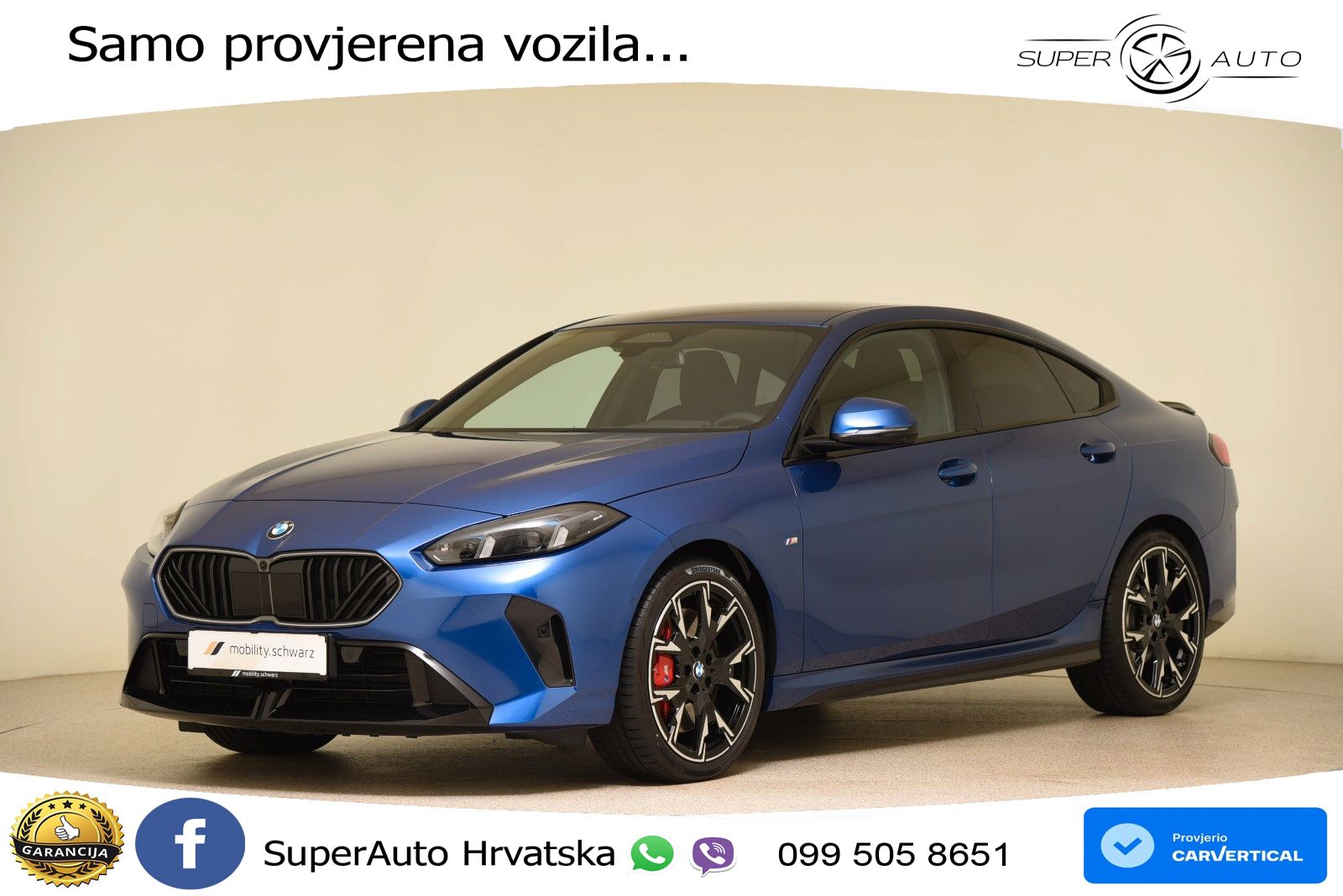 BMW 218d GC Steptronic M Sport Pro 150 KS, LED+ACC+GR SJED+360+MASAŽA